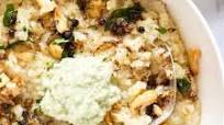 Ven Pongal with coconut chutney Ven Pongal with coconut chutney