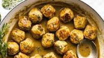 Turkey Meatballs with Maple Mustard Sauce Turkey Meatballs with Maple Mustard Sauce