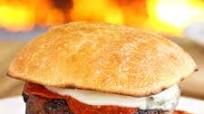 Cheesy Stuffed Pizza Burgers Cheesy Stuffed Pizza Burgers