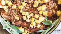 Slow Cooked Apple Bourbon Smothered Pork Chops Slow Cooked Apple Bourbon Smothered Pork Chops