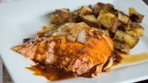 Maple Bourbon Salmon Maple Bourbon Salmon