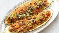Giant Sausage Stuffed Zucchini Giant Sausage Stuffed Zucchini