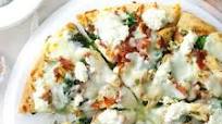 Spinach-Pesto White Pizza Spinach-Pesto White Pizza