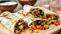 Black Bean and Vegetable Burritos Black Bean and Vegetable Burritos