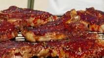 Porterhouse Steak with Fra Diavolo BBQ Sauce and Cherry Peppers in Vinaigrette Porterhouse Steak with Fra Diavolo BBQ Sauce and Cherry Peppers in Vinaigrette