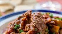 Osso Bucco in Red Wine Salsa with Soft Polenta Osso Bucco in Red Wine Salsa with Soft Polenta