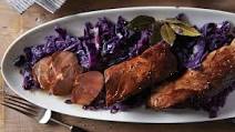 Beer-Marinated Pork Tenderloin with Red Cabbage Beer-Marinated Pork Tenderloin with Red Cabbage
