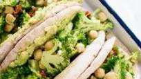 Lemony Broccoli, Chickpea & Avocado Pita Sandwiches Lemony Broccoli, Chickpea & Avocado Pita Sandwiches