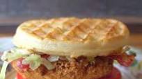 Chicken and Waffle Club Sandwich Chicken and Waffle Club Sandwich
