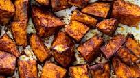 Curry roasted sweet potatoes Curry roasted sweet potatoes