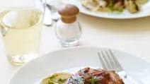 Orange-chipotle BBQ pork chops with grilled onions Orange-chipotle BBQ pork chops with grilled onions