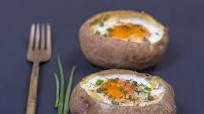 Egg & Cheese Stuffed Baked Potatoes Recipe Egg & Cheese Stuffed Baked Potatoes Recipe