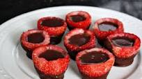 Chocolate Covered Strawberry Shot Glasses Chocolate Covered Strawberry Shot Glasses