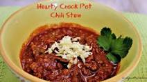 Hearty Crock Pot Chili Stew Hearty Crock Pot Chili Stew