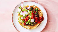 Cheese-Stuffed Tostadas Cheese-Stuffed Tostadas