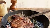 Pan-fried rib-eye steak Pan-fried rib-eye steak