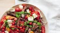 Heirloom Tomato and Steak Caprese Heirloom Tomato and Steak Caprese