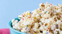 Cake Batter Popcorn Cake Batter Popcorn