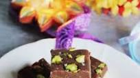 Quick Chocolate Burfi Quick Chocolate Burfi