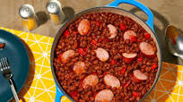Sweet Heat Baked Beans, Peppers & Johnsonville Sausage | BUSH'S® Beans Sweet Heat Baked Beans, Peppers & Johnsonville Sausage | BUSH'S® Beans