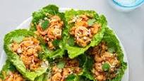 Thai Mini Shrimp Lettuce Wraps Thai Mini Shrimp Lettuce Wraps