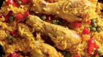 Adobo Spiced Chicken Thighs with Spanish Rice & Corn on the Cob Adobo Spiced Chicken Thighs with Spanish Rice & Corn on the Cob