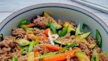 Korean Ground Beef Stir Fry Korean Ground Beef Stir Fry