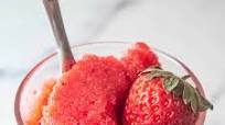 Strawberry Granita Strawberry Granita
