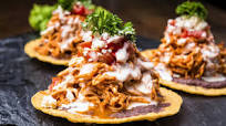 Tostadas de tinga de res. Receta sencilla Tostadas de tinga de res. Receta sencilla