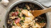 Rice Cooker Chicken and Mushroom Rice Rice Cooker Chicken and Mushroom Rice