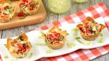 Best-Ever BLT Wonton Cups Best-Ever BLT Wonton Cups