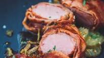 Smoked Bacon-Wrapped Pork Tenderloin Smoked Bacon-Wrapped Pork Tenderloin