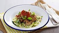 LEAN & GREEN TURKEY MEATBALLS AND ZUCCHINI NOODLES LEAN & GREEN TURKEY MEATBALLS AND ZUCCHINI NOODLES