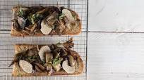 Mushroom and truffle bruschetta Mushroom and truffle bruschetta