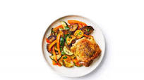 Rosemary Chicken Thighs With Summer Vegetables Rosemary Chicken Thighs With Summer Vegetables