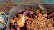 Fennel-Crusted Pork Loin with Roasted Potatoes and Pears Fennel-Crusted Pork Loin with Roasted Potatoes and Pears