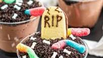 Spooky Graveyard Dirt Pie Cups Spooky Graveyard Dirt Pie Cups