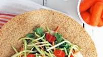 White Bean Hummus and Veggie Wrap White Bean Hummus and Veggie Wrap