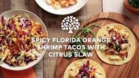 Florida OJ Spicy Shrimp Tacos with Citrus Slaw Florida OJ Spicy Shrimp Tacos with Citrus Slaw