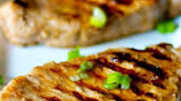 Lemon-Ginger Grilled Pork Chops Lemon-Ginger Grilled Pork Chops