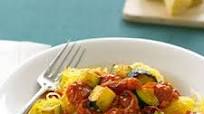 Roasted Spaghetti Squash, Tomatoes and Zucchini Roasted Spaghetti Squash, Tomatoes and Zucchini