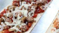 New York Style Sausage and Mushroom Pizza New York Style Sausage and Mushroom Pizza