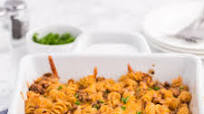 Cheesy BBQ Beef Casserole Recipe Cheesy BBQ Beef Casserole Recipe