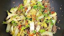 Easy Ground Beef & Napa Cabbage Stir Fry Easy Ground Beef & Napa Cabbage Stir Fry