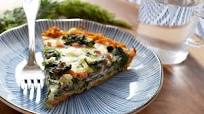 Turkey Bacon and Spinach Quiche with Sweet Potato Crust Turkey Bacon and Spinach Quiche with Sweet Potato Crust