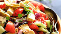 Greek Vegetable Salad with Marinated Feta Cheese Greek Vegetable Salad with Marinated Feta Cheese