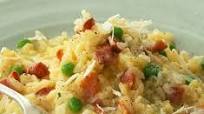 Easy risotto with bacon & peas Easy risotto with bacon & peas
