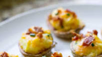 Mini Twice Baked Potato Skins Mini Twice Baked Potato Skins
