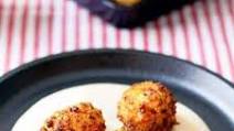 Cheesy Alfredo Arancini Cheesy Alfredo Arancini