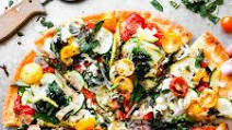 Veggie Lovers Flatbread Pizza (Gluten Free) Veggie Lovers Flatbread Pizza (Gluten Free)